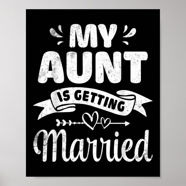 My Aunt Is Getting Married Wedding Marry Uncle Nie Poster (Vorne)