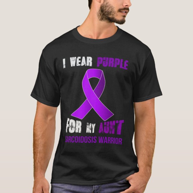 MY AUNT  MY SARCOIDOSIS WARRIOR T-Shirt (Vorderseite)