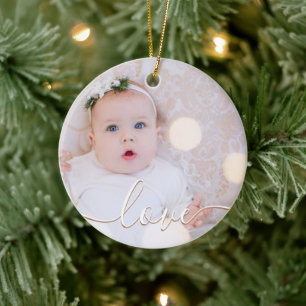 My Baby Photo Custom Keramik Ornament