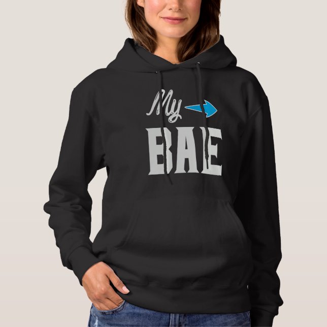 My Bae Valentines day Hoodie (Vorderseite)