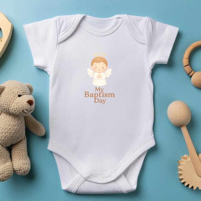 My Baptism Day | Cute Angel Baby Bodysuit - GIFTS Baby Strampler (Von Creator hochgeladen)