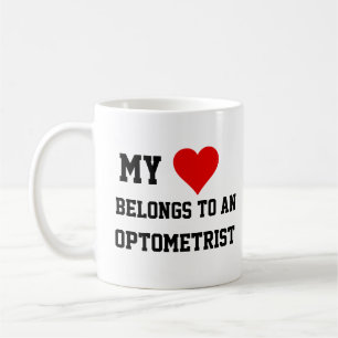 My Belongs To An Optometrist Mug Kaffeetasse