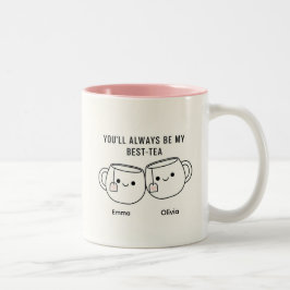 "My Best-Tea" Süße personalisierte Tasse für den b