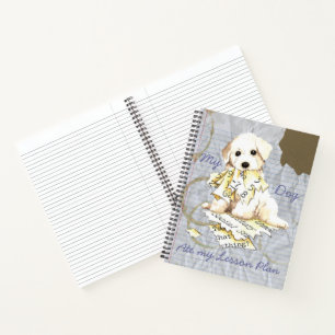 My Bichon Ate My Lessingplan Notizbuch