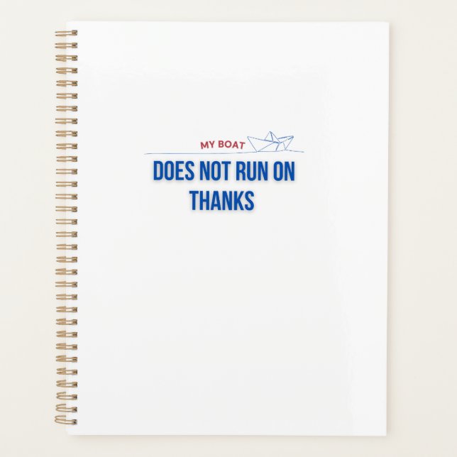 My Boat Does Not Run on Thanks Planer (Vorderseite)