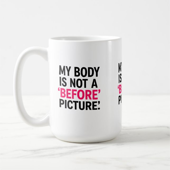 "My Body is No. Kaffeetasse (Links)