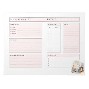 My Book Adventures 40 Seiten Notepad Notizblock