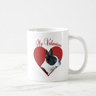 My Boston Terrier Valentine Tasse