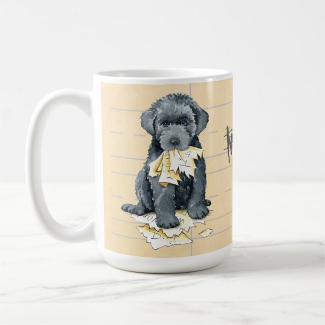 My Bouvier Ate My Hausaufgaben Coffee Tasse (Links)