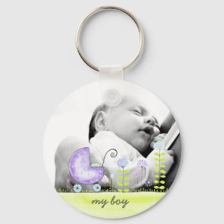 My Boy New Baby Ankunft Foto Geschenk Keepssake Schlüsselanhänger
