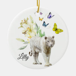 My Brave Butterfly Holiday Ornament 