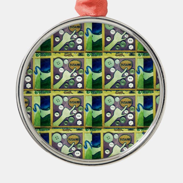 My Button.png Silbernes Ornament (Vorne)