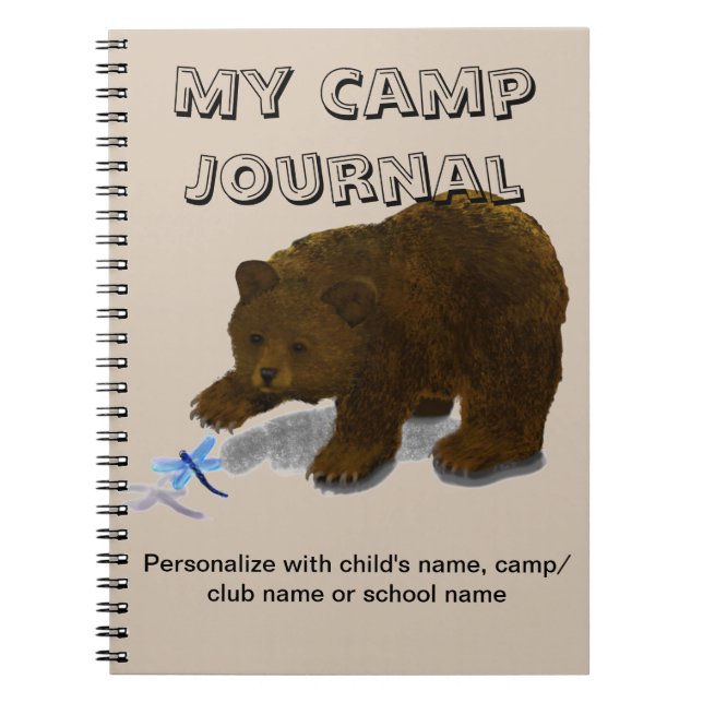 "My Camp Journal" Spiral Custom Journal Notebook Notizblock (Vorderseite)