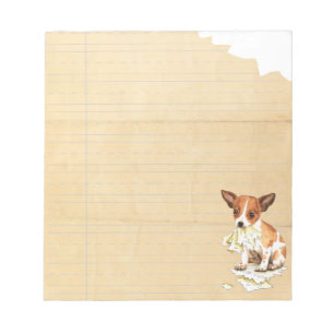 My Chihuahua Ate My Homework Notizblock