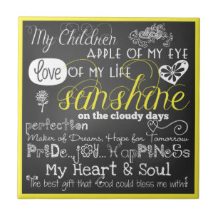 My Children Liebe and Inspiration CeramicTile Fliese