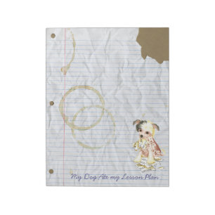 My Chinese Crested Ate My Lesson Plan Notizblock