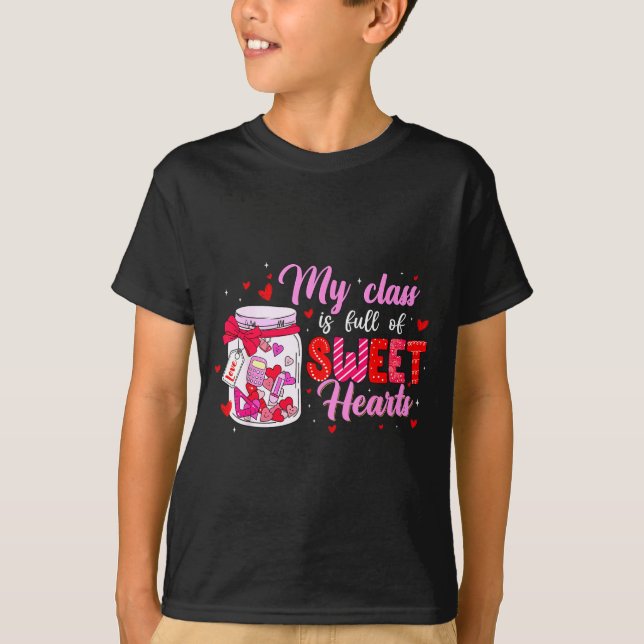 My Cl Is Full Of Sweethearts For Teacher Women Val T-Shirt (Vorderseite)