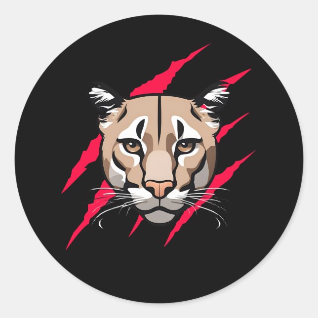 My Cougar sticker (Vorderseite)
