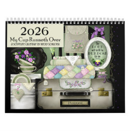 "My Cup Runneth Over" 2026 Scripture Calendar Kalender