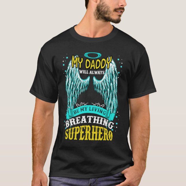 My Dad in Memories Poem Daughter Son Loss Daddy in T-Shirt (Vorderseite)