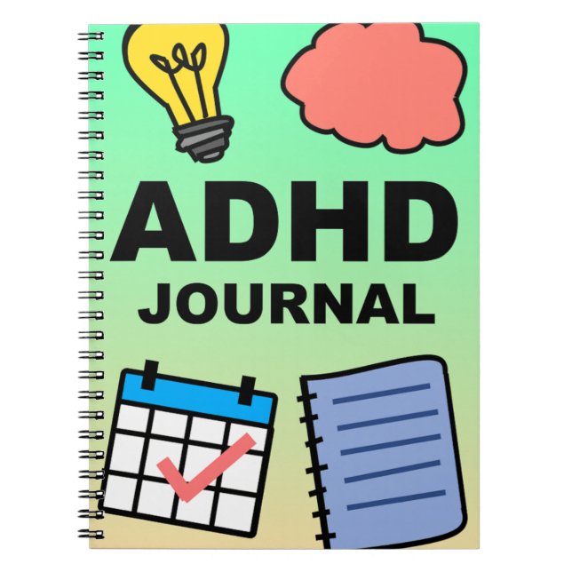 My Daily ADHD Journal Notizblock (Vorderseite)
