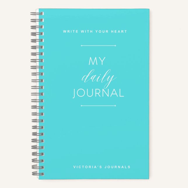 My Daily Journal Notizbuch (Vorderseite)