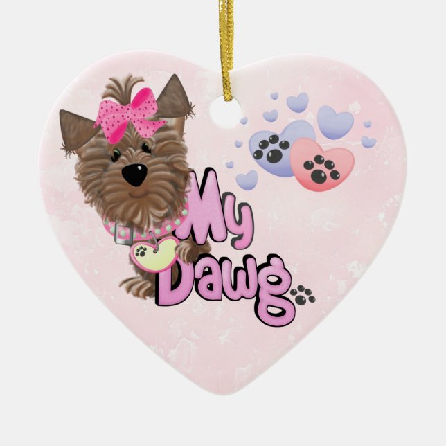 My Dawg Keramik Ornament (Vorne)
