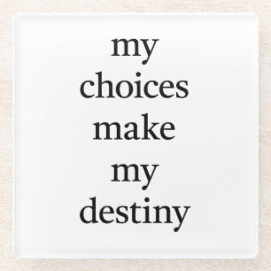 My Destiny Glass Untersetzer