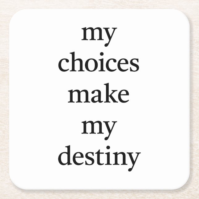 My Destiny Paper Untersetzer (Vorderseite)