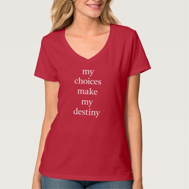 My Destiny Women's Basic V-Neck T - Shirt (Vorderseite)