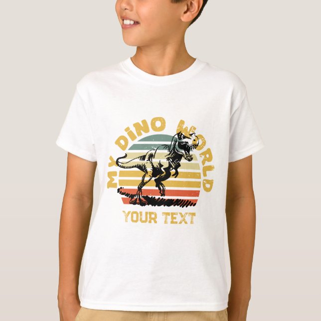 My Dino World T - Shirt (Vorderseite)
