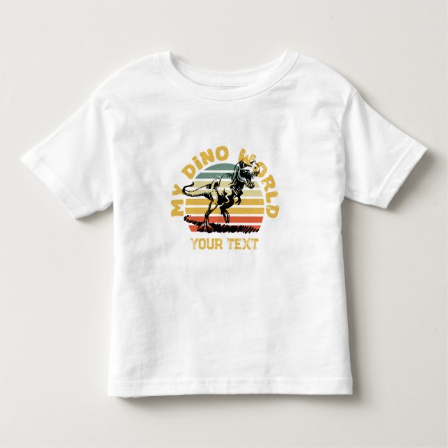 My Dino World Toddler Fine Jersey T - Shirt (Vorderseite)