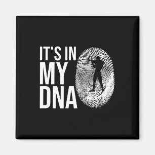 My Dna Biathlon Fingerprint Skifahren Slogan Shoot Magnet