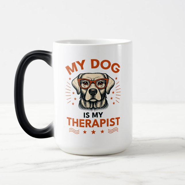 My dog is my therapist verwandlungstasse (Links)