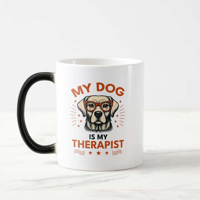 My dog is my therapist verwandlungstasse (Links)