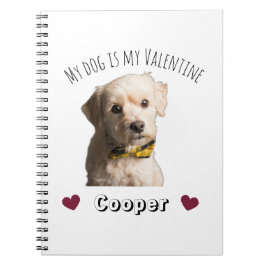 My Dog Is My Valentine – Personalized Pet Notizblock