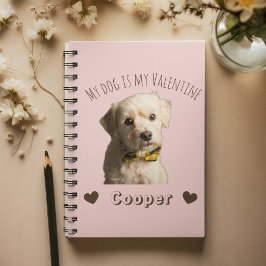 My Dog Is My Valentine – Personalized Pet Notizblock