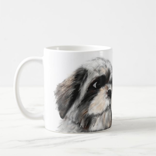 My Dog Lhasa Apso Kaffeetasse (Links)