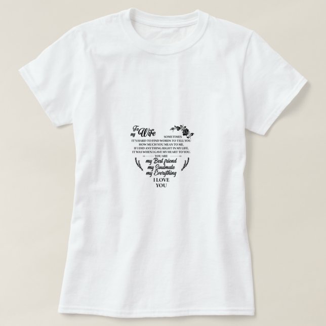 My everything i love you shirt (Design vorne)