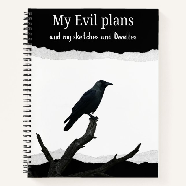 My Evil Plans and my sketches and doodles Notizbuch (Vorderseite)