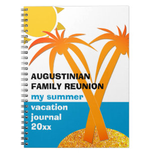 My Family Wiedersehen Summer Vacacacation Journal Notizblock