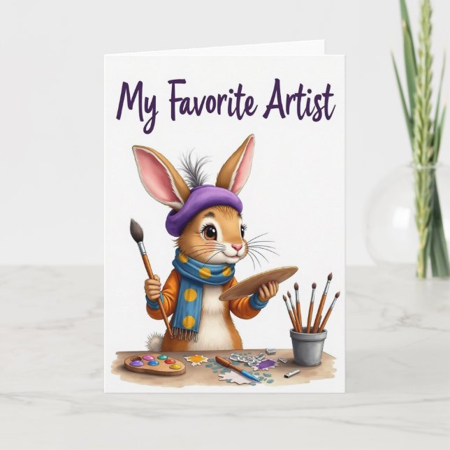 My Favorite Artist Card Karte (Vorderseite)