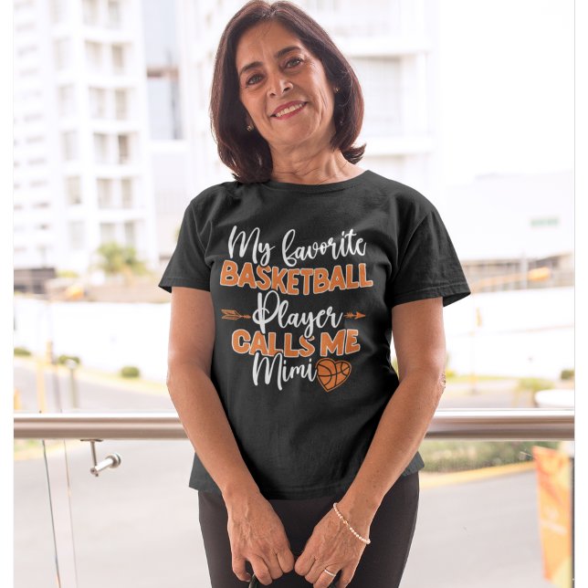 My Favorite Basket ball Player Call me Mimi T-Shirt (Von Creator hochgeladen)