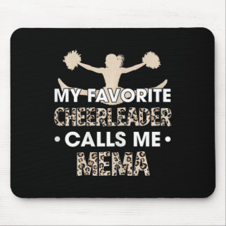 My Favorite Cheerleader Calls Me Mema Cheerleading Mousepad