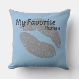 🔥 My Favorite Human Pillow – Romantic Lips Print  Kissen