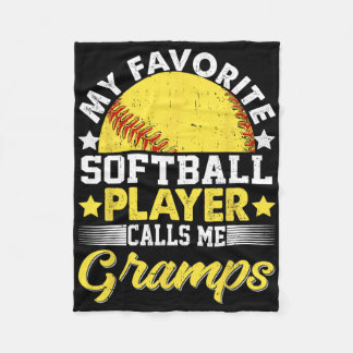 My Favorite Softll Player Calls Me Gramps  Fleecedecke