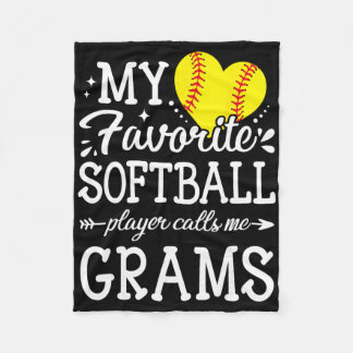 My Favorite Softll Player Calls Me Grams _2  Fleecedecke