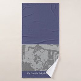 My Favorite Spinning Coach Badehandtuch