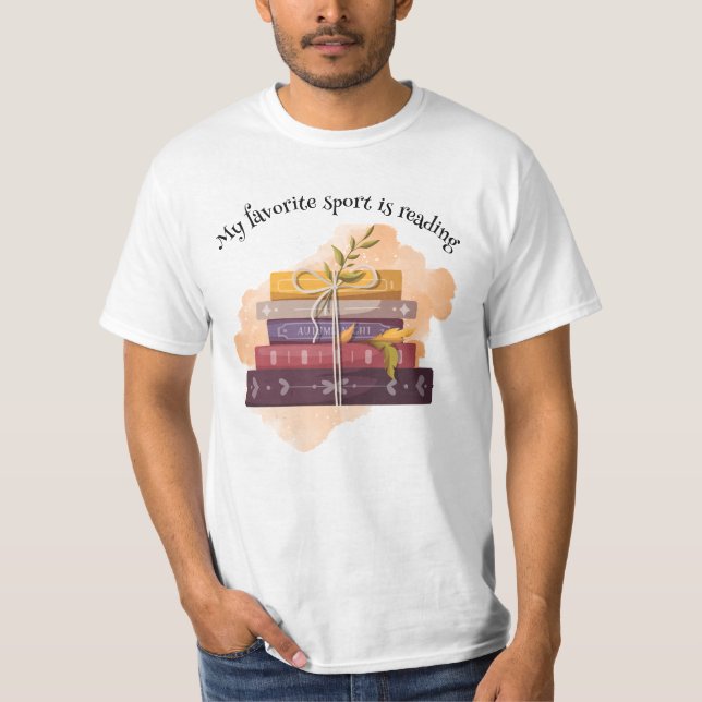 My favorite sport is reading T-Shirt (Vorderseite)