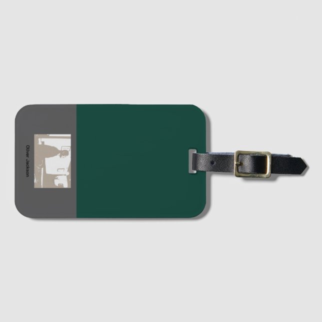 My Favorite Yoga Teacher Gepäckanhänger (Vorderseite (Horizontal))